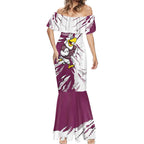 Personalized Manly Warringah Sea Eagles Mermaid Dress Dynamic Lightning Mascot Rugby Australia