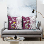 Personalized Manly Warringah Sea Eagles Pillow Cover Dynamic Lightning Mascot Rugby Australia