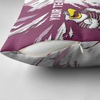 Personalized Manly Warringah Sea Eagles Pillow Cover Dynamic Lightning Mascot Rugby Australia