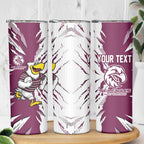 Personalized Manly Warringah Sea Eagles Skinny Tumbler Dynamic Lightning Mascot Rugby Australia