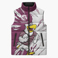 Personalized Manly Warringah Sea Eagles Sleeveless Puffer Jacket Dynamic Lightning Mascot Rugby Australia