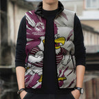 Personalized Manly Warringah Sea Eagles Sleeveless Puffer Jacket Dynamic Lightning Mascot Rugby Australia