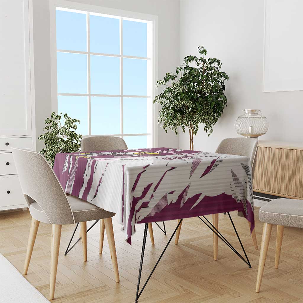 Personalized Manly Warringah Sea Eagles Tablecloth Dynamic Lightning Mascot Rugby Australia