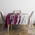 Personalized Manly Warringah Sea Eagles Tablecloth Dynamic Lightning Mascot Rugby Australia