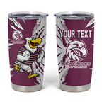 Personalized Manly Warringah Sea Eagles Tumbler Cup Dynamic Lightning Mascot Rugby Australia