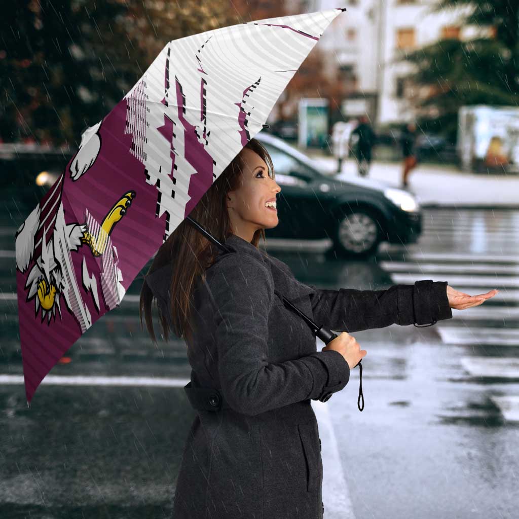 Personalized Manly Warringah Sea Eagles Umbrella Dynamic Lightning Mascot Rugby Australia