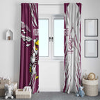 Personalized Manly Warringah Sea Eagles Window Curtain Dynamic Lightning Mascot Rugby Australia
