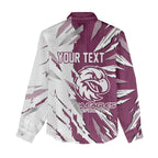 Personalized Manly Warringah Sea Eagles Women Casual Shirt Dynamic Lightning Mascot Rugby Australia