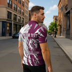 Personalized Manly Warringah Sea Eagles Zipper Polo Shirt Dynamic Lightning Mascot Rugby Australia