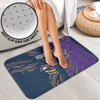 Personalized Melbourne Storm Bathroom Set Dynamic Lightning Mascot Rugby Australia