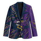 Personalized Melbourne Storm Blazer Dynamic Lightning Mascot Rugby Australia