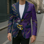 Personalized Melbourne Storm Blazer Dynamic Lightning Mascot Rugby Australia