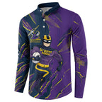 Personalized Melbourne Storm Button Sweatshirt Dynamic Lightning Mascot Rugby Australia