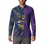 Personalized Melbourne Storm Button Sweatshirt Dynamic Lightning Mascot Rugby Australia
