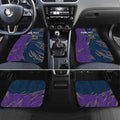 Personalized Melbourne Storm Car Mats Dynamic Lightning Mascot Rugby Australia