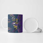Personalized Melbourne Storm Ceramic Mug Dynamic Lightning Mascot Rugby Australia