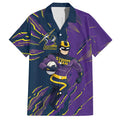 Personalized Melbourne Storm Hawaiian Shirt Dynamic Lightning Mascot Rugby Australia
