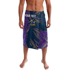 Personalized Melbourne Storm Lavalava Dynamic Lightning Mascot Rugby Australia