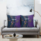 Personalized Melbourne Storm Pillow Cover Dynamic Lightning Mascot Rugby Australia
