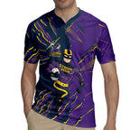 Personalized Melbourne Storm Rugby Jersey Dynamic Lightning Mascot Rugby Australia