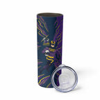 Personalized Melbourne Storm Skinny Tumbler Dynamic Lightning Mascot Rugby Australia