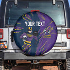 Personalized Melbourne Storm Spare Tire Cover Dynamic Lightning Mascot Rugby Australia
