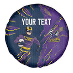 Personalized Melbourne Storm Spare Tire Cover Dynamic Lightning Mascot Rugby Australia