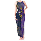 Personalized Melbourne Storm Tank Maxi Dress Dynamic Lightning Mascot Rugby Australia