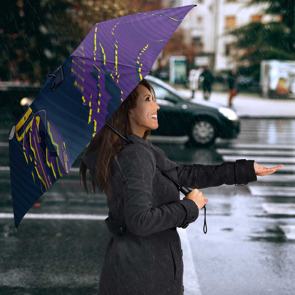 Personalized Melbourne Storm Umbrella Dynamic Lightning Mascot Rugby Australia