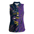 Personalized Melbourne Storm Women Sleeveless Polo Shirt Dynamic Lightning Mascot Rugby Australia