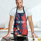 Personalized Newcastle Knights Apron Dynamic Lightning Mascot Rugby Australia
