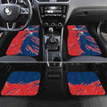 Personalized Newcastle Knights Car Mats Dynamic Lightning Mascot Rugby Australia