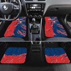 Personalized Newcastle Knights Car Mats Dynamic Lightning Mascot Rugby Australia