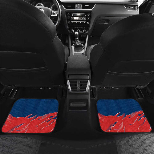 Personalized Newcastle Knights Car Mats Dynamic Lightning Mascot Rugby Australia