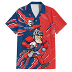 Personalized Newcastle Knights Family Matching Summer Maxi Dress and Hawaiian Shirt Dynamic Lightning Mascot Rugby Australia