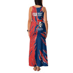 Personalized Newcastle Knights Family Matching Tank Maxi Dress and Hawaiian Shirt Dynamic Lightning Mascot Rugby Australia