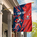 Personalized Newcastle Knights Garden Flag Dynamic Lightning Mascot Rugby Australia