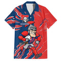 Personalized Newcastle Knights Hawaiian Shirt Dynamic Lightning Mascot Rugby Australia