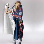 Personalized Newcastle Knights Hooded Blanket Dynamic Lightning Mascot Rugby Australia