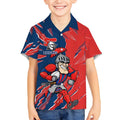 Personalized Newcastle Knights Kid Hawaiian Shirt Dynamic Lightning Mascot Rugby Australia