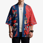 Personalized Newcastle Knights Kimono Dynamic Lightning Mascot Rugby Australia
