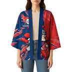 Personalized Newcastle Knights Kimono Dynamic Lightning Mascot Rugby Australia