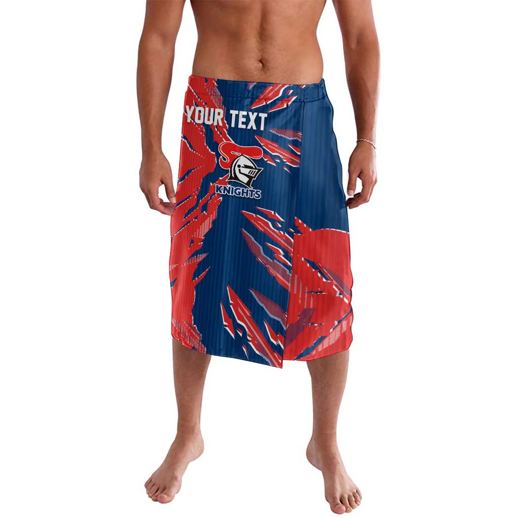 Personalized Newcastle Knights Lavalava Dynamic Lightning Mascot Rugby Australia