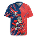 Personalized Newcastle Knights Rugby Jersey Dynamic Lightning Mascot Rugby Australia