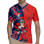 Personalized Newcastle Knights Rugby Jersey Dynamic Lightning Mascot Rugby Australia