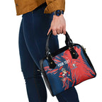 Personalized Newcastle Knights Shoulder Handbag Dynamic Lightning Mascot Rugby Australia