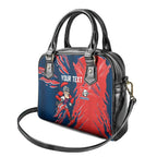 Personalized Newcastle Knights Shoulder Handbag Dynamic Lightning Mascot Rugby Australia
