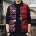 Personalized Newcastle Knights Sleeveless Puffer Jacket Dynamic Lightning Mascot Rugby Australia