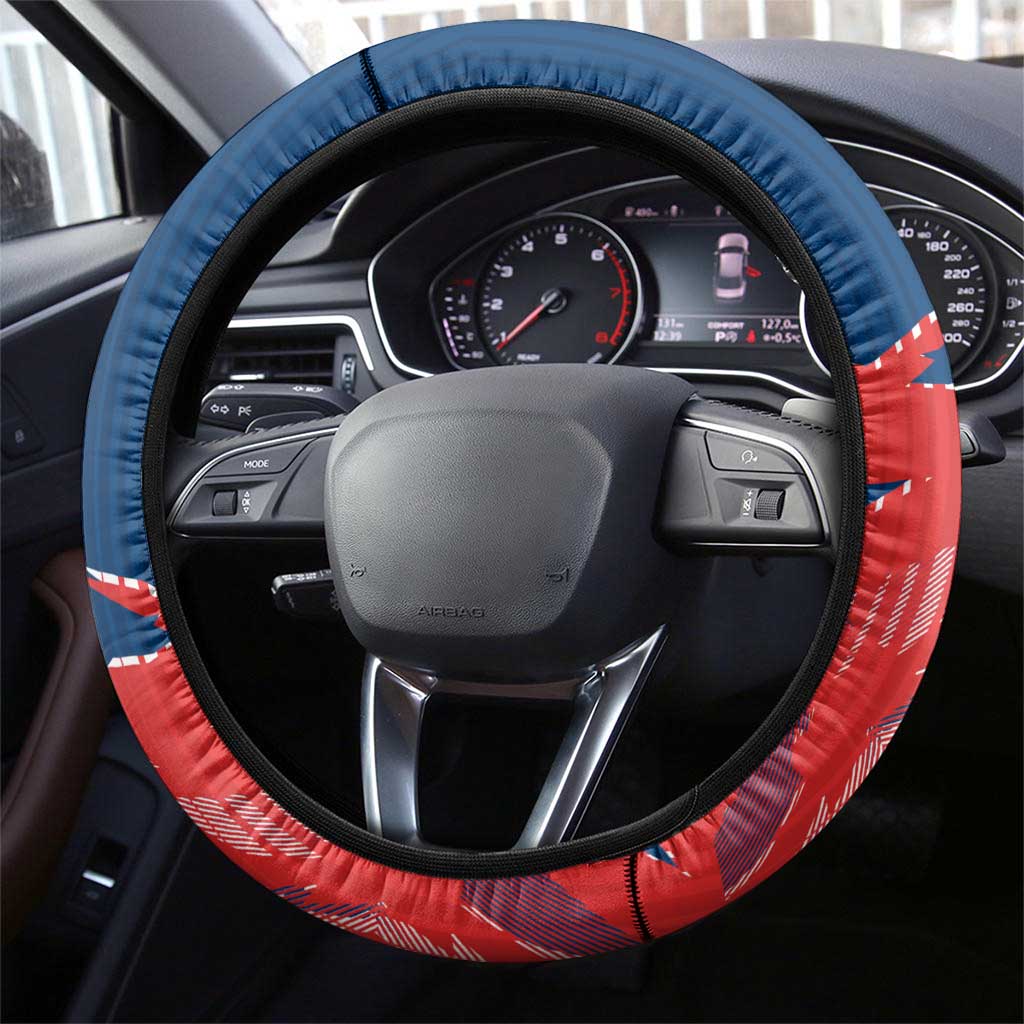 Newcastle Knights Steering Wheel Cover Dynamic Lightning Mascot Rugby Australia