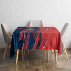 Personalized Newcastle Knights Tablecloth Dynamic Lightning Mascot Rugby Australia